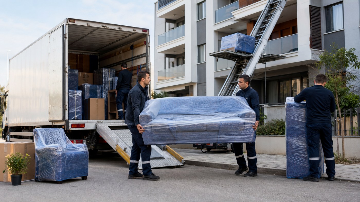 Zeytinburnu Evden Eve Nakliyat için hazırlanan koli düzeni